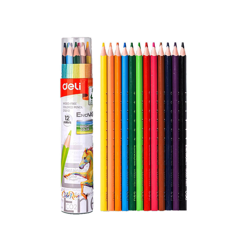 Chì màu nhựa 12 màu EC112-12