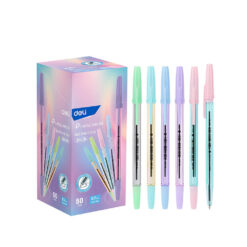 Bút bi deli đậy nắp EQ6C